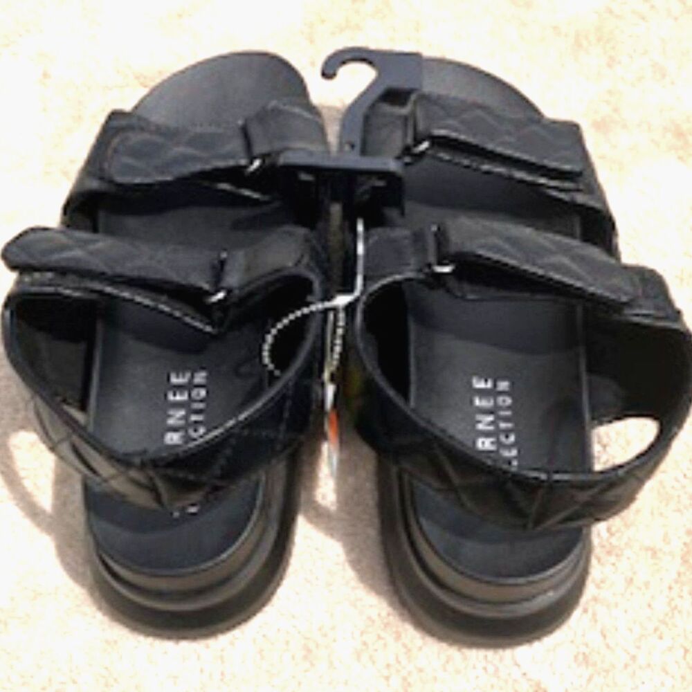 Platform Sandals . Size: 7 . Debby Hook and Loop Journee Collection . New in Box